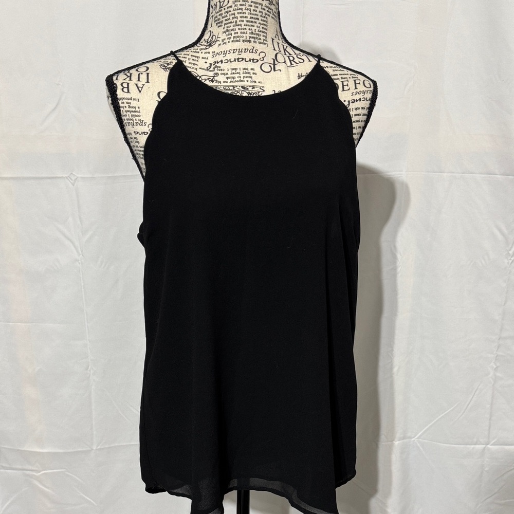 Elegant Black Sleeveless Tank Top